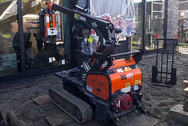 BG Lift M060 kleine hijskraan voor werkzaamheden op beperkte locaties