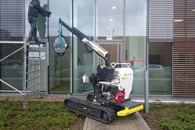 Robby 900 glaszuiger voor het tillen en monteren van glas