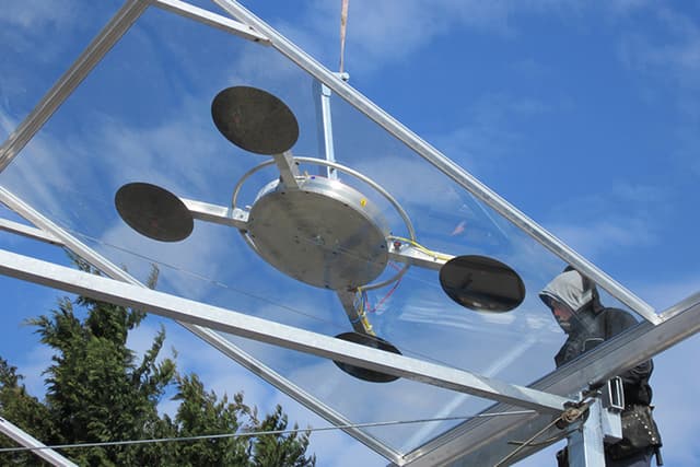 Viavac GBx2-800 glasheffer voor het verplaatsen van grote glasplaten