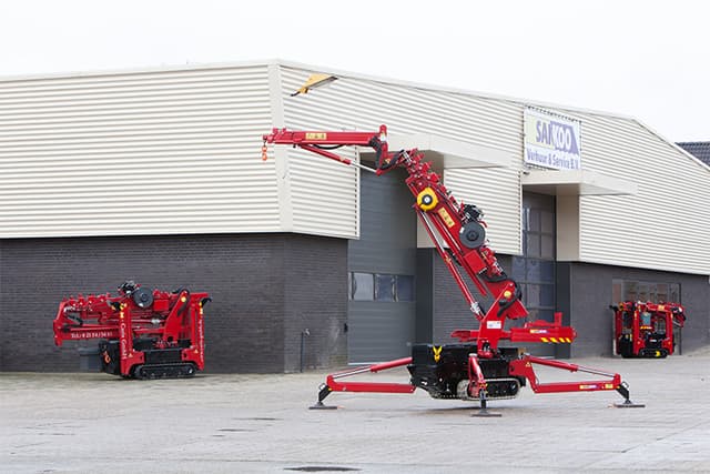 Hoeflon C6 voor professioneel hijswerk Hoeflon C6 minihijskraan voor professioneel hijswerk