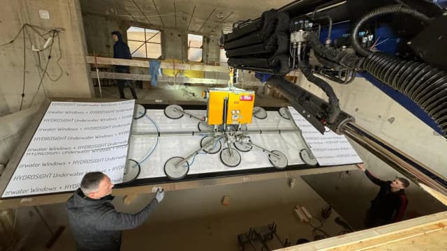 Vacuüm glaszuiger Vacuüm glaszuiger voor het tillen en plaatsen van glas