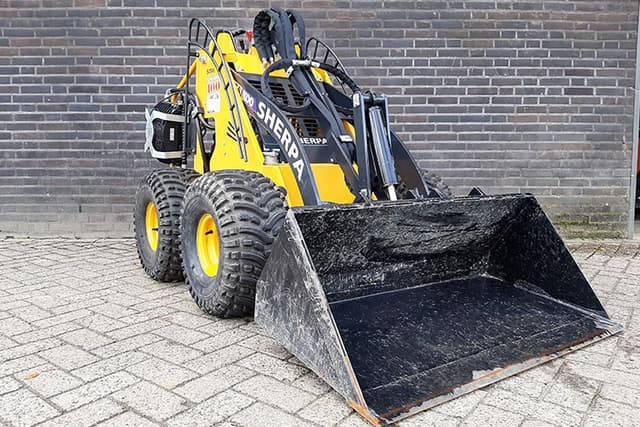 Sherpa 100 kniklader Sherpa 100 kniklader voor bouw- en terreinwerkzaamheden