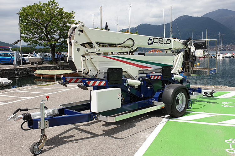 Leistungsstarker und umweltfreundlicher Trailer mit Lithium-Batterietechnologie